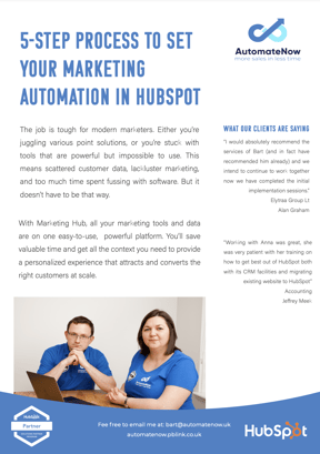 Sales Automation HubSpot examples